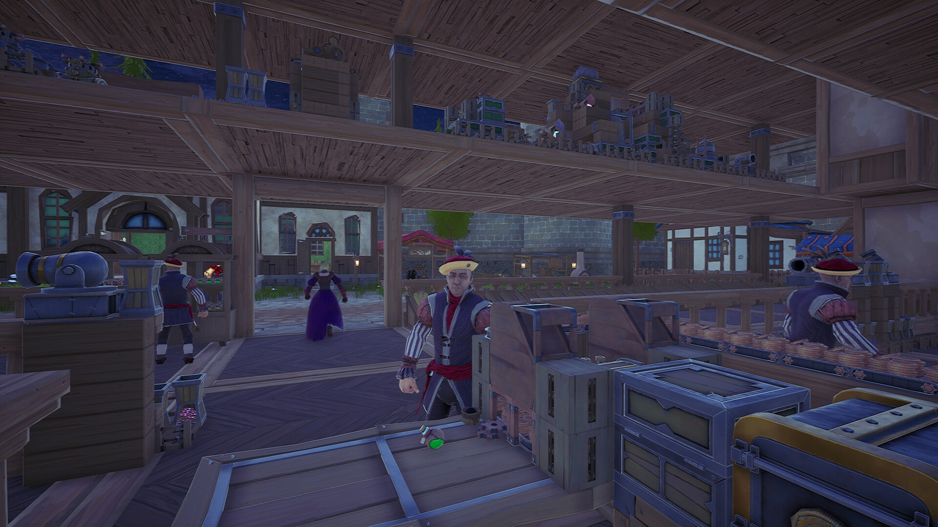 Alchemy Factory shopkeeping storefront with customer counters and display shelves