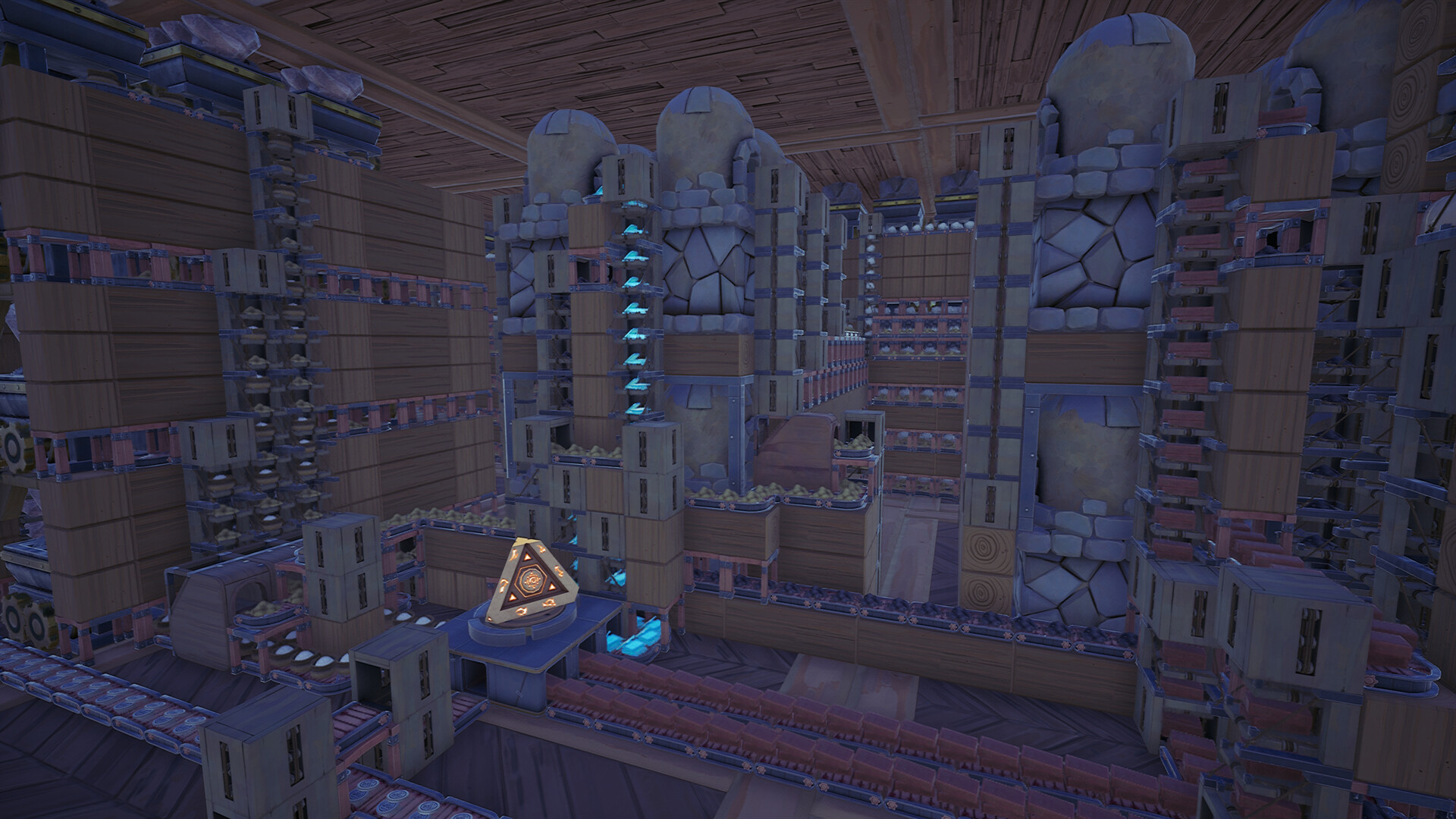 Alchemy Factory workbench crafting interface and technology blueprints